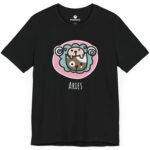 Aries Zodiac Cat T-shirt