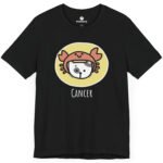 Cancer Zodiac Cat T-shirt