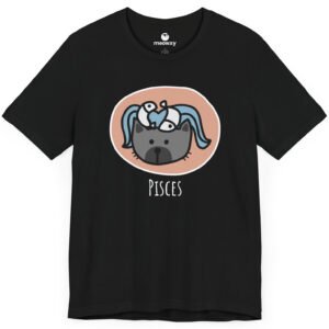 Pisces Zodiac Cat T-shirt