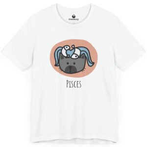 Pisces Zodiac Cat T-shirt - Image 4