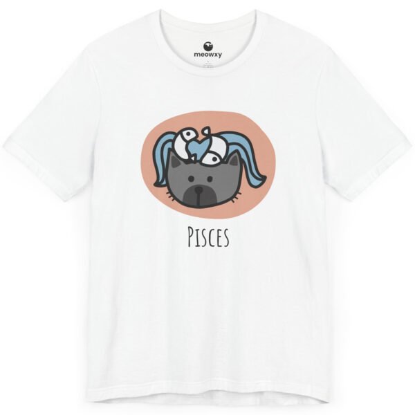 Pisces Zodiac Cat T-shirt