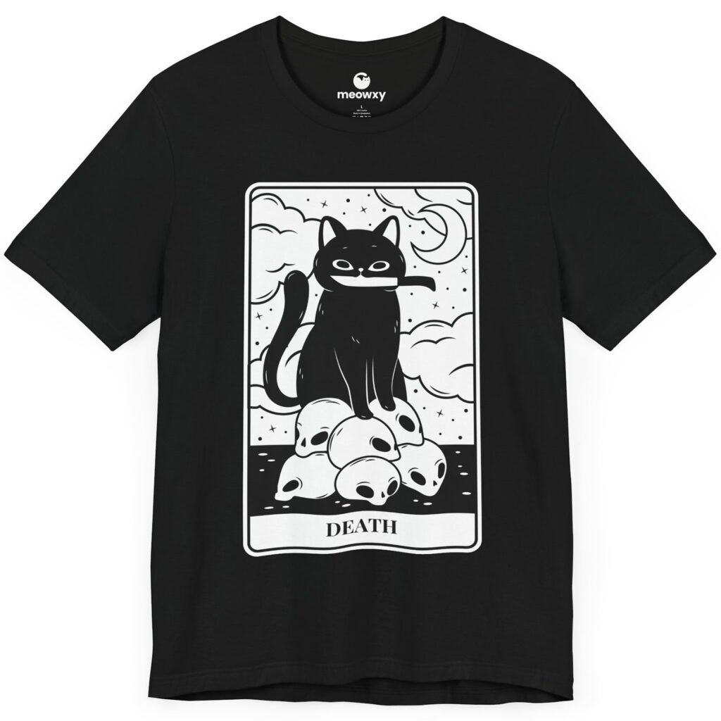 Death Tarot Cat T-shirt