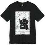 Justice Tarot Cat T-shirt