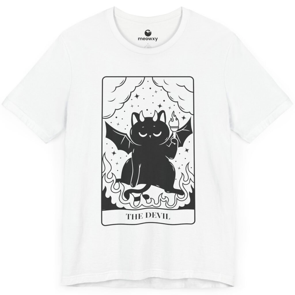 The Devil Tarot Cat T-shirt