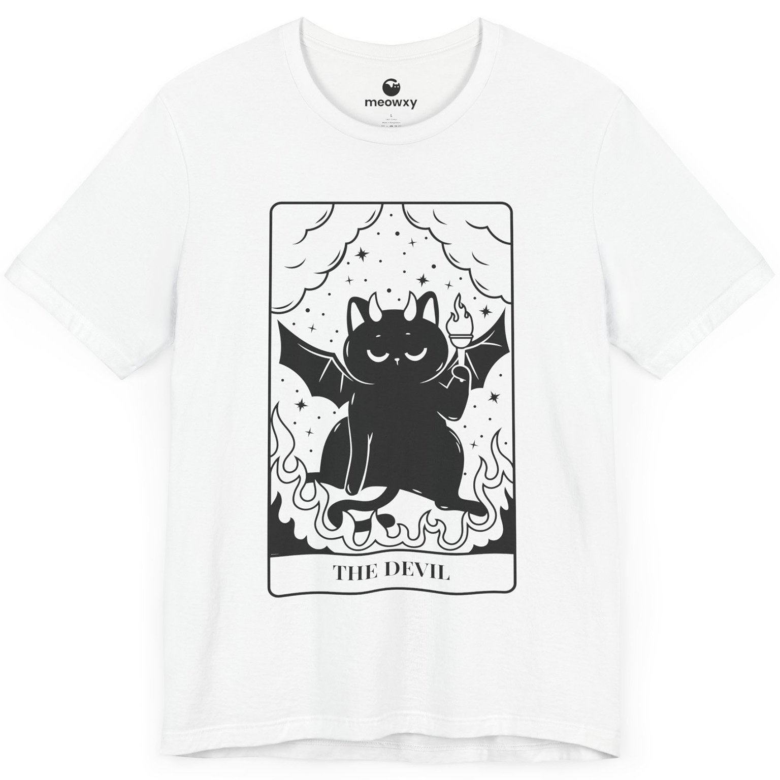 The Devil Tarot Cat T-shirt - Image 4