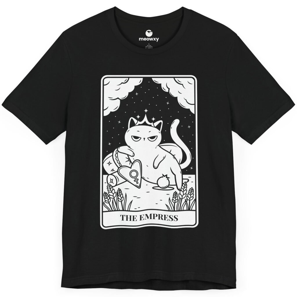 The Empress Tarot Cat T-shirt