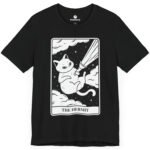 The Hermit Tarot Cat T-shirt