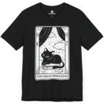 The High Priestess Tarot Cat T-shirt