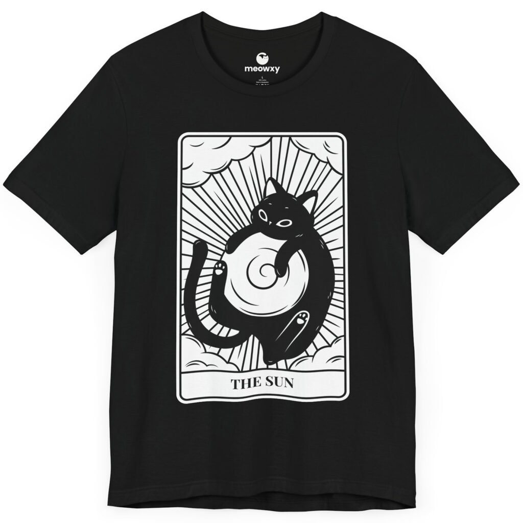 The Sun Tarot Cat T-shirt