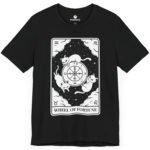 Wheel of Fortune Tarot Cat T-shirt