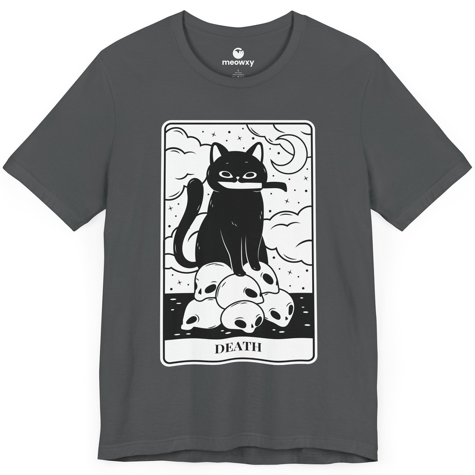 Death Tarot Cat T-shirt - Image 3