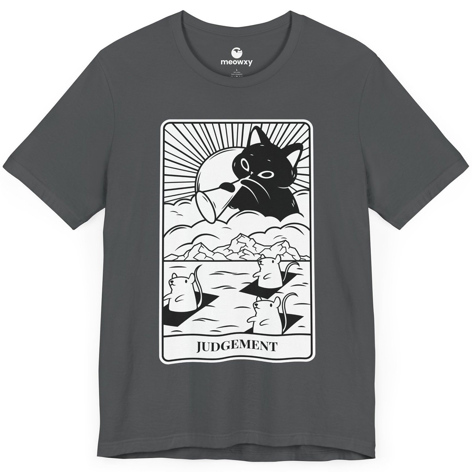 Judgement Tarot Cat T-shirt - Image 3