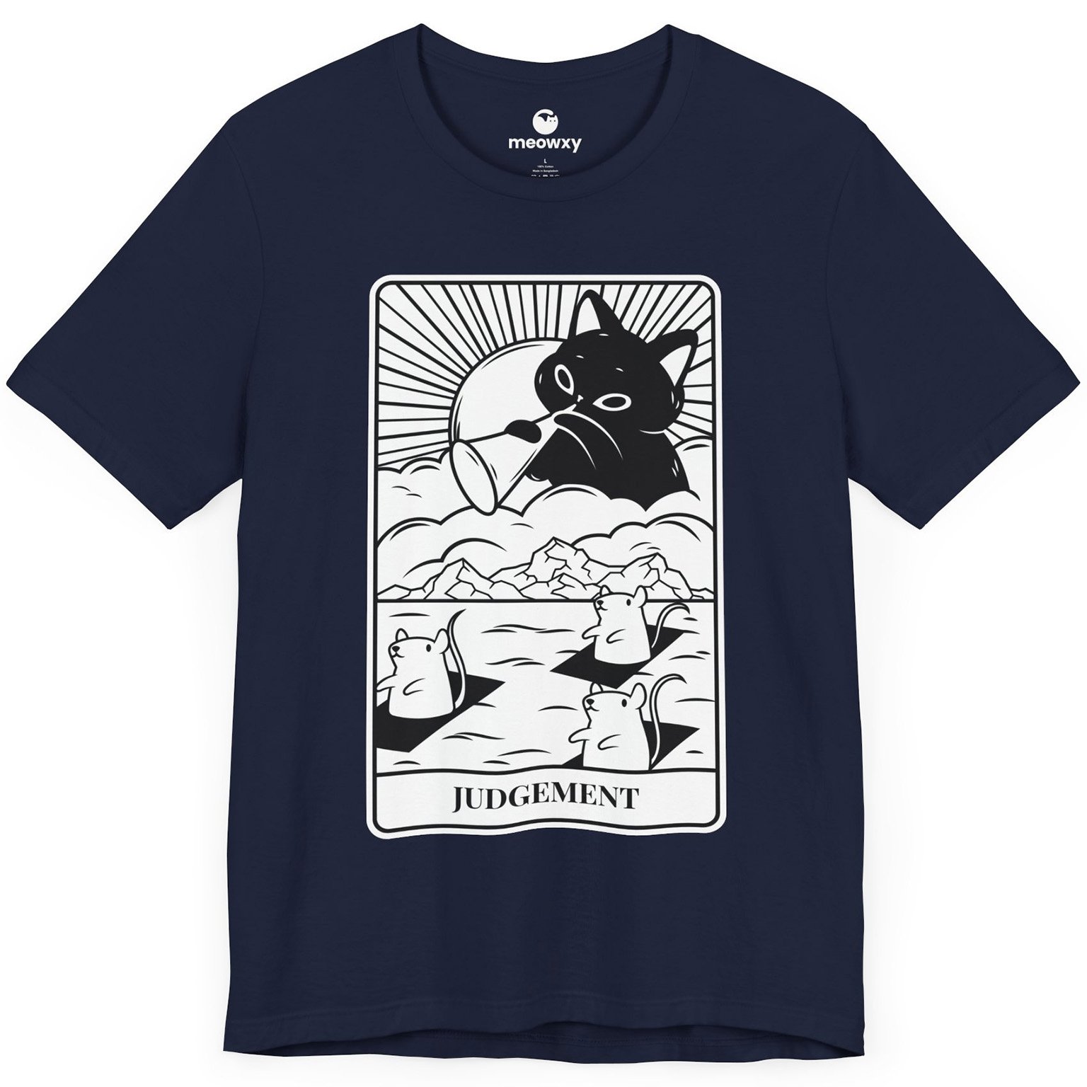 Judgement Tarot Cat T-shirt - Image 2