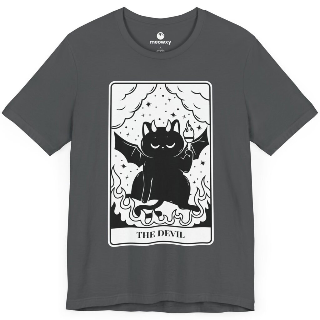 The Devil Tarot Cat T-shirt