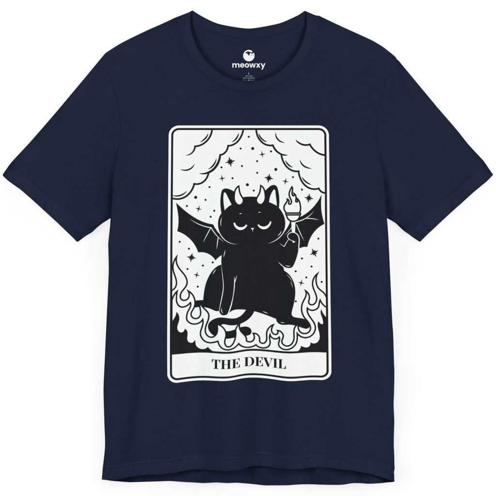 The Devil Tarot Cat T-shirt