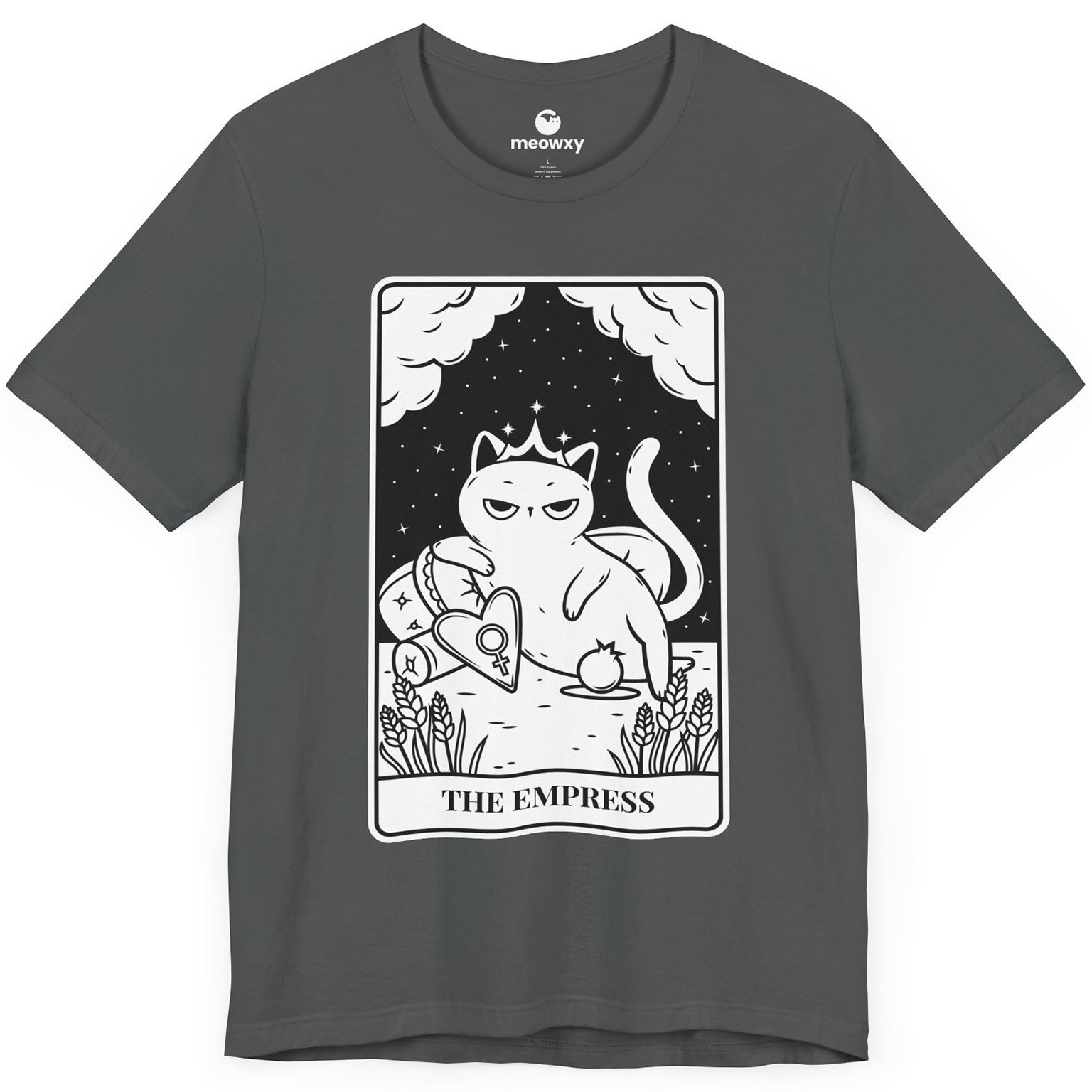 The Empress Tarot Cat T-shirt - Image 3