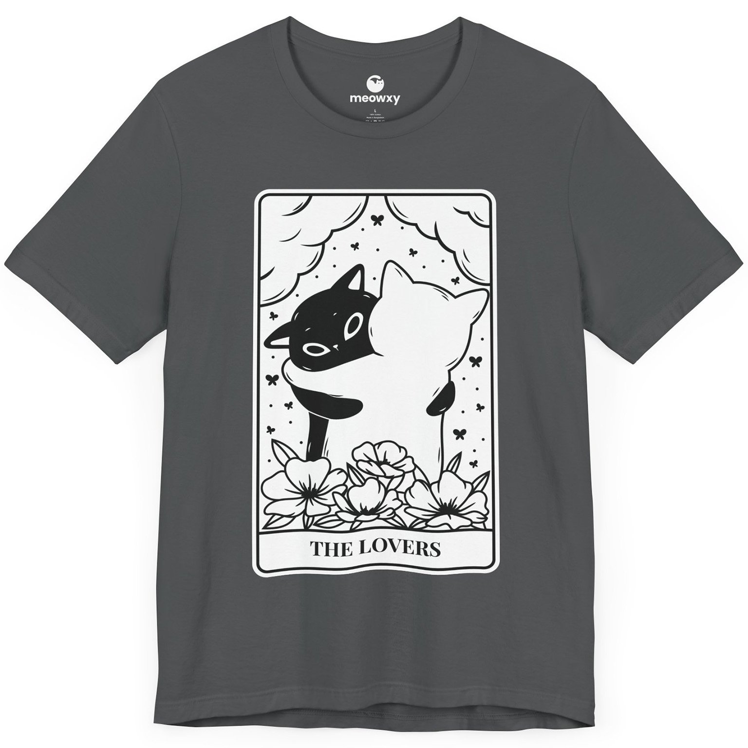 The Lovers Tarot Cat T-shirt - Image 3
