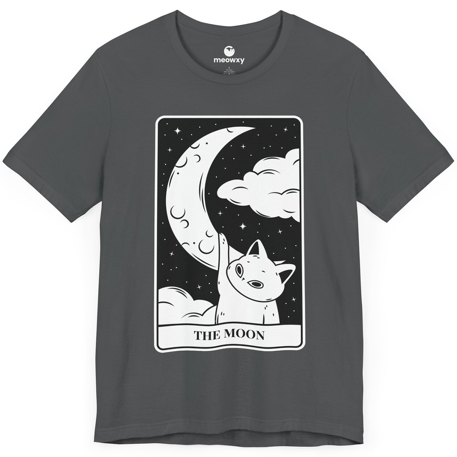 The Moon Tarot Cat T-shirt - Image 3