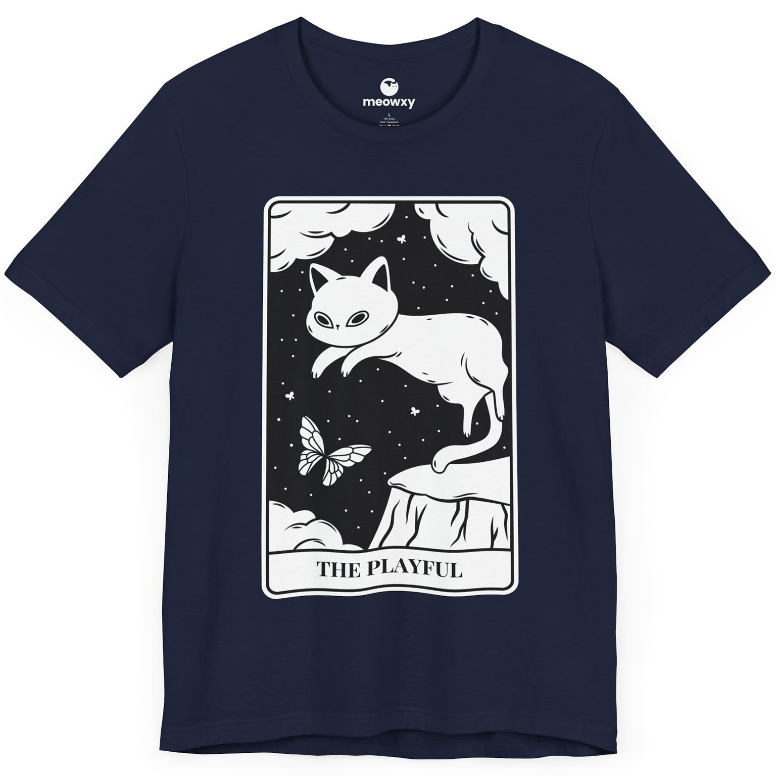 The Playful Tarot Cat T-shirt - Image 2