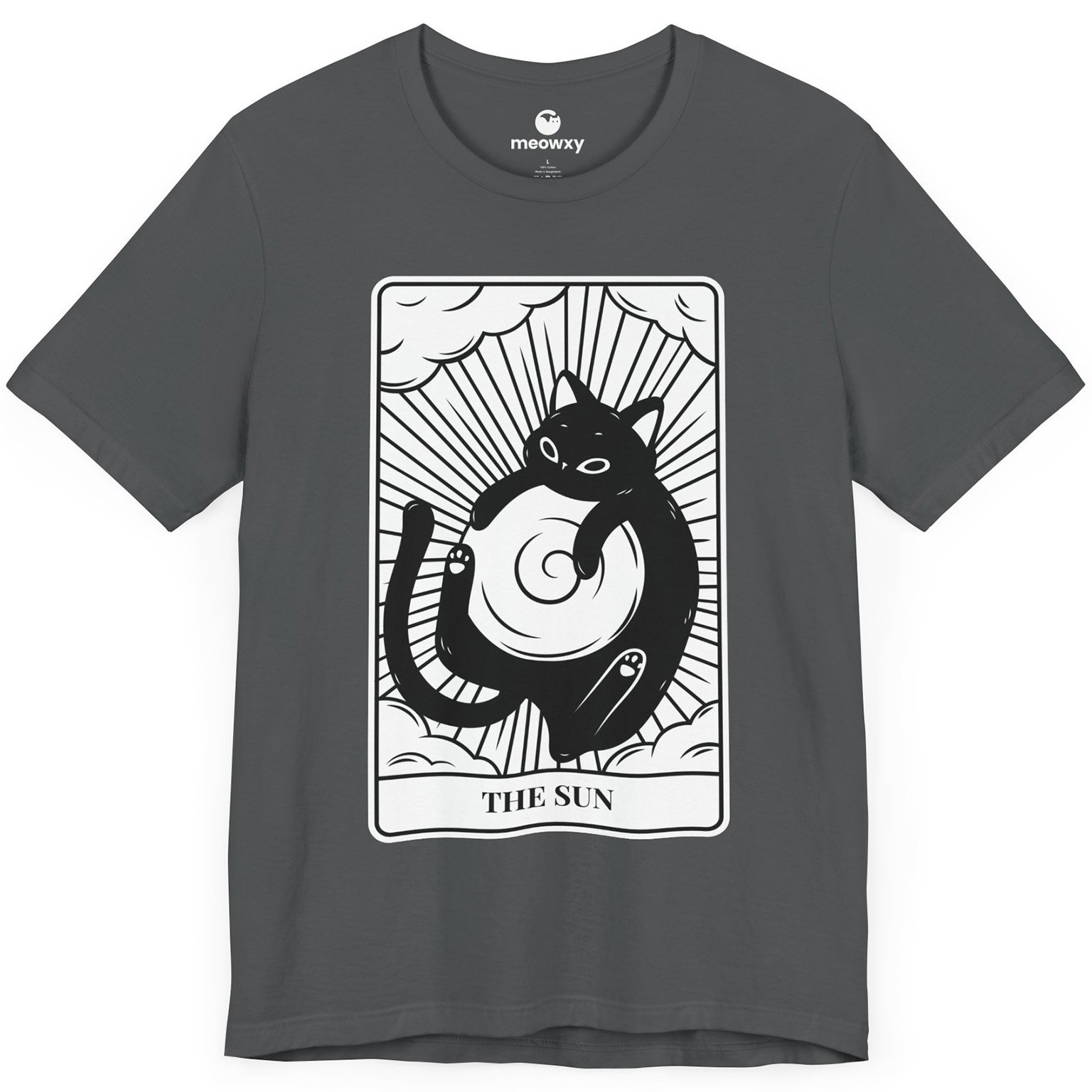 The Sun Tarot Cat T-shirt - Image 3