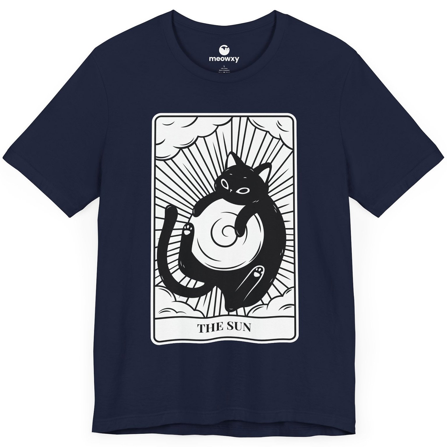 The Sun Tarot Cat T-shirt - Image 2