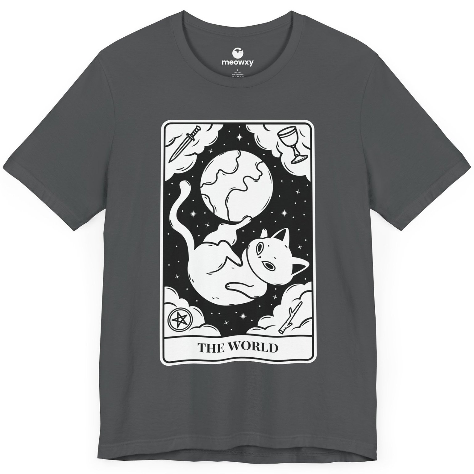 The World Tarot Cat T-shirt - Image 3